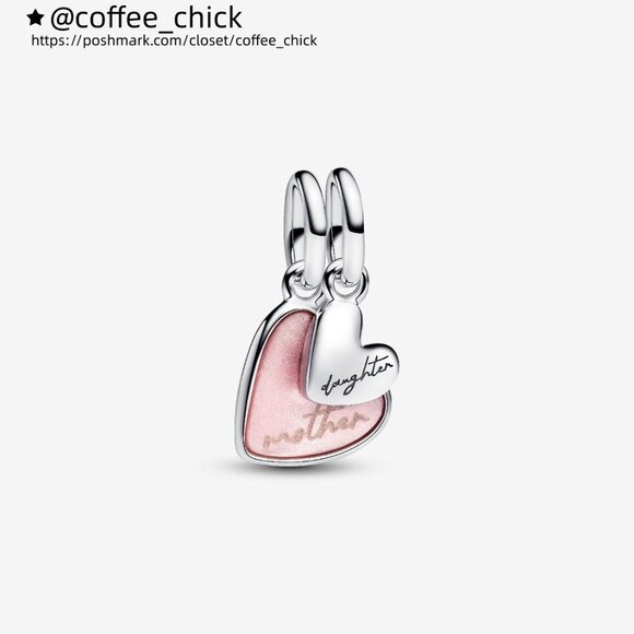Pandora Splittable Mother & Daughter Dangle Charm - Picture 1 of 7